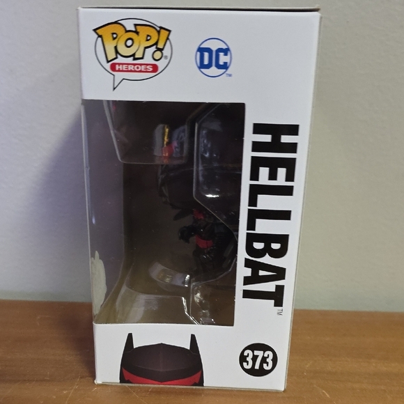 Funko Pop Heroes Hellbat Figure - Black and Red - Picture 4 of 6